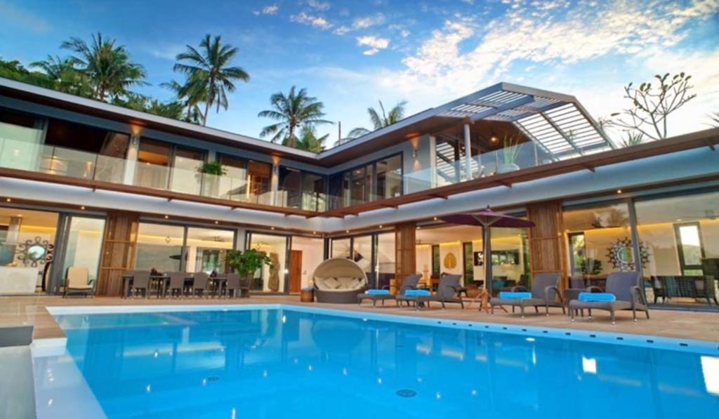9 Bedroom Sea Blue View Villa - 5 Star with Staff SDV080A-By Samui Dream Villas