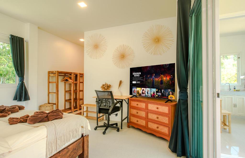 Boho House - 2mn Srithanu - King Bed - 4K SmartTV Boho House - 2mn Srithanu - King Bed - 4K SmartTV
